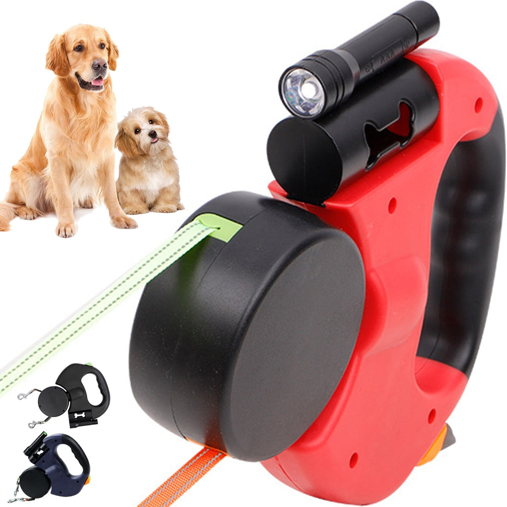 Retractable Dog Leash with Light