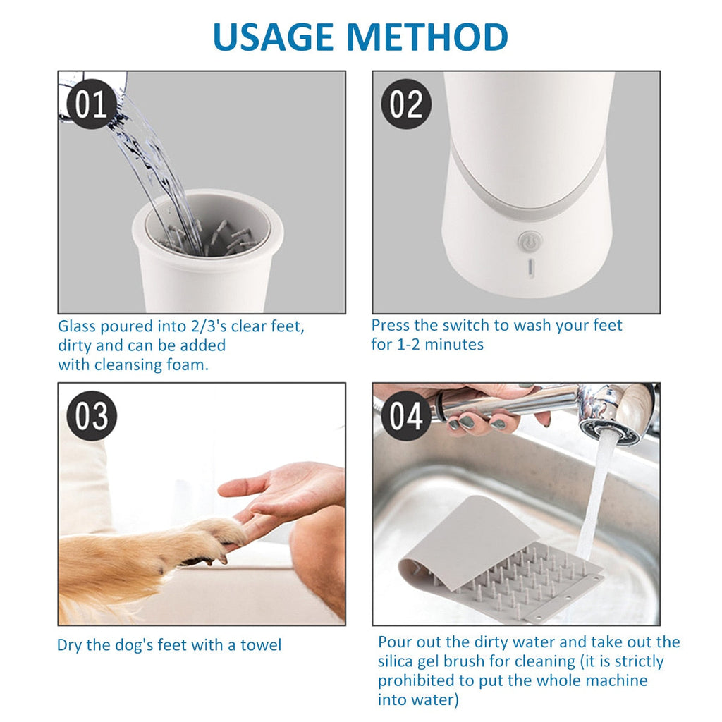 Electric Dog Paw Cleaner